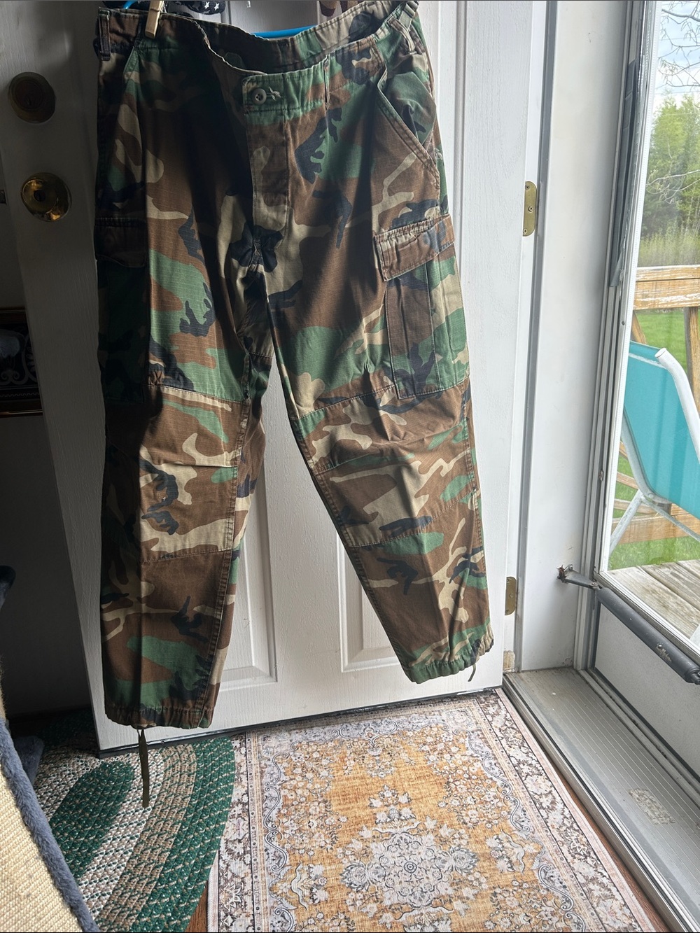 Camo Cargo pants- Classic Woodland Camouflage